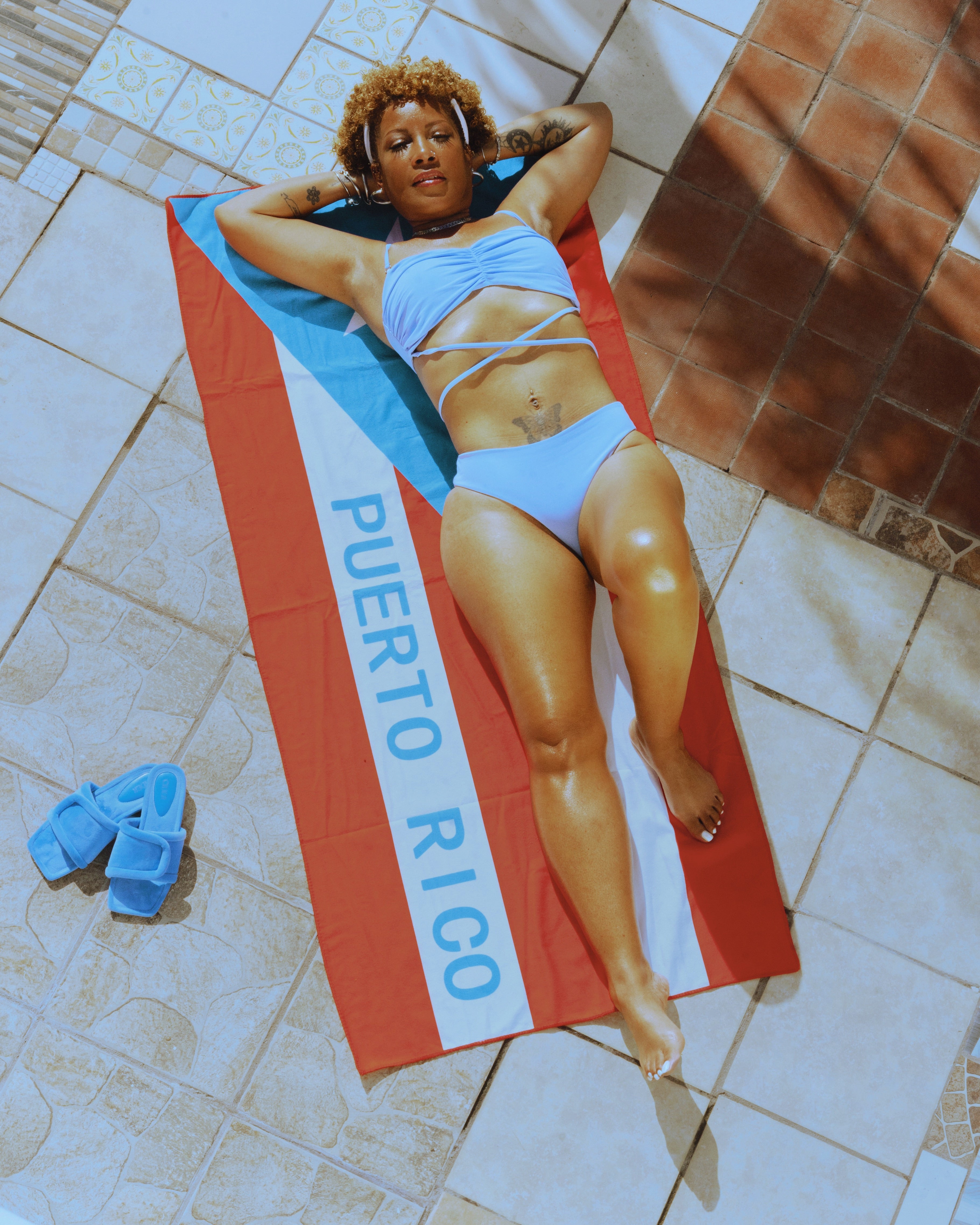 Sky Blue Bikini Set
