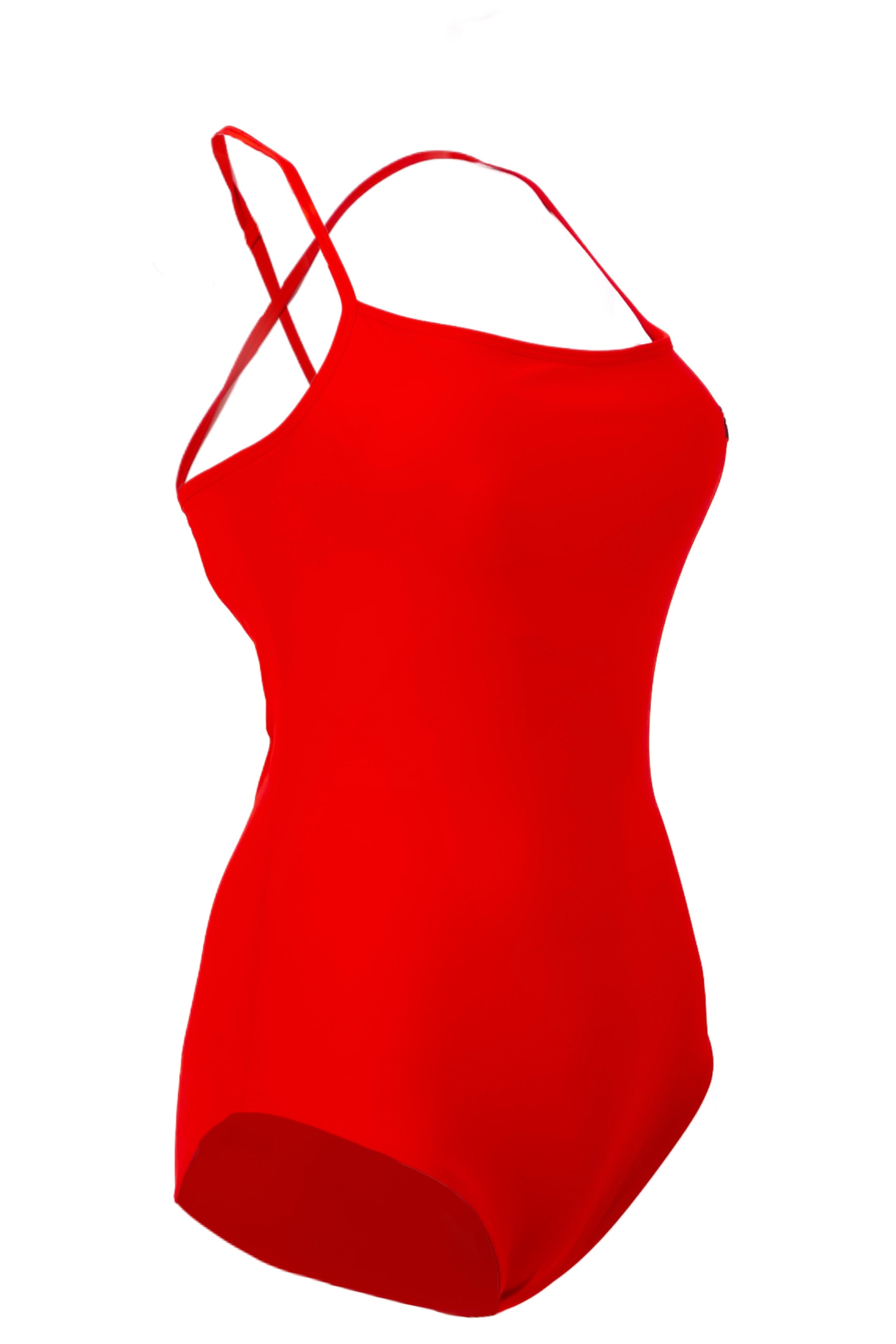 Fique Red One Piece Swimsuit